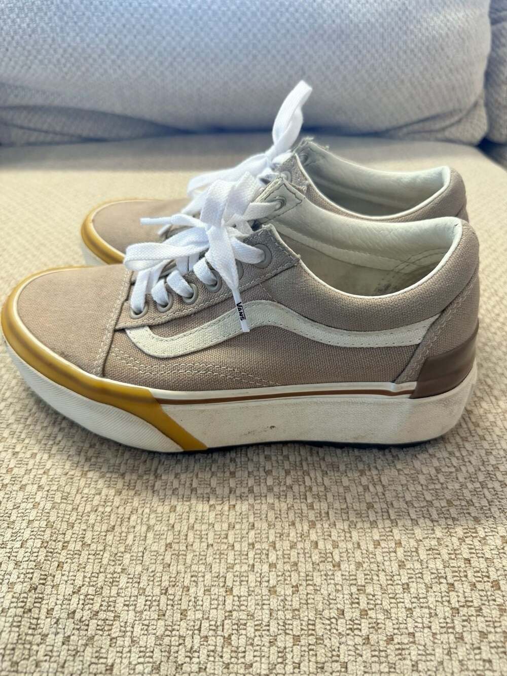 Vans Old Skool Stacked Platform Cobblestone Women's 5.5 - Picture 3 of 7